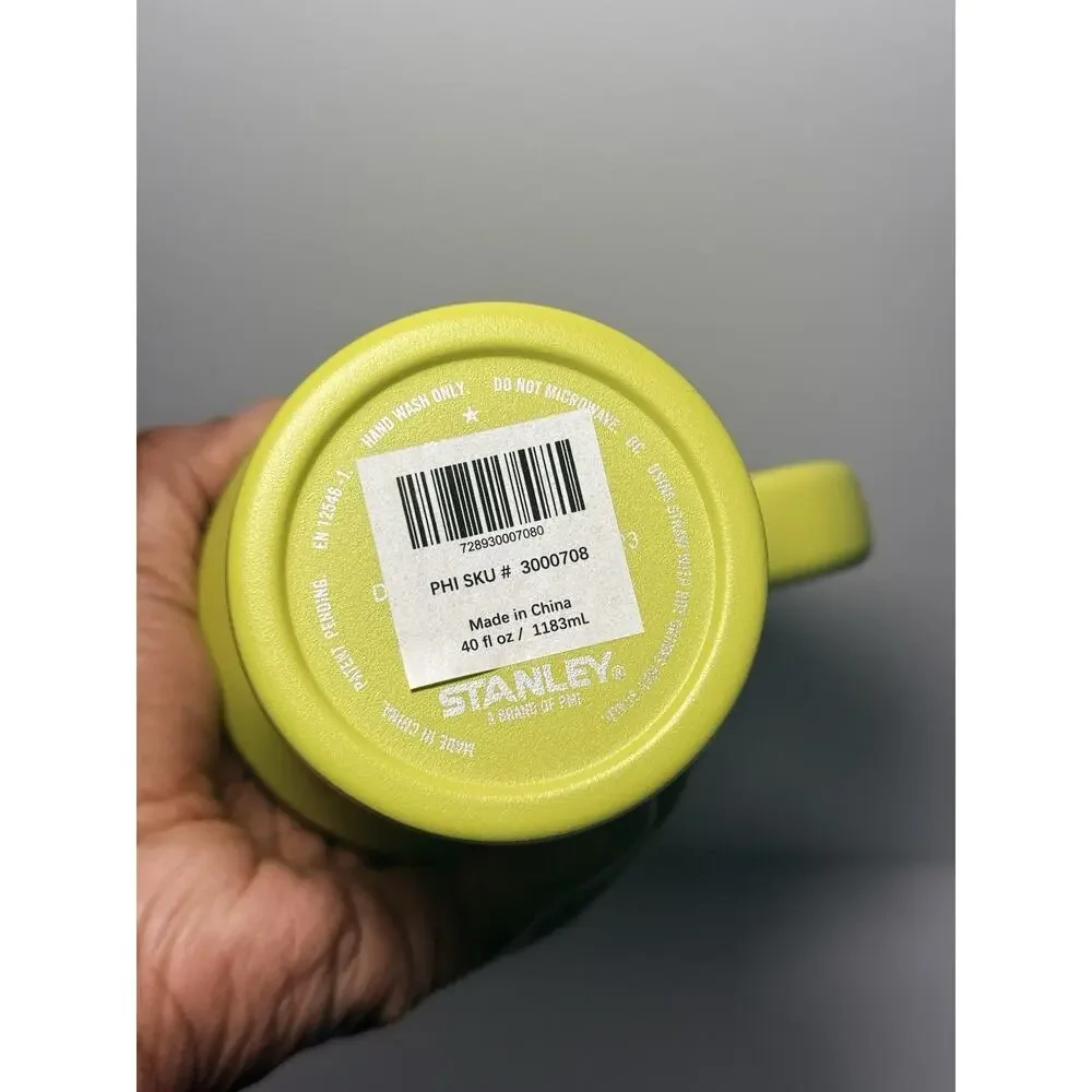 Stanley X Starbucks Philippines LIME GREEN 40oz Quencher Tumbler BNWT - Picture 5 of 6